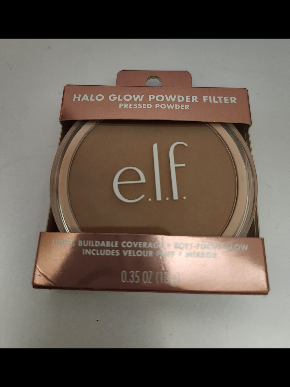 e.l.f. Halo Glow Powder Filter Pressed Powder - Tan Warm New